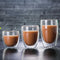 Taza de Café Doble con Vidrio Resistente al Calor
