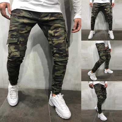 Pantalones Vaqueros Camuflaje con Elastano