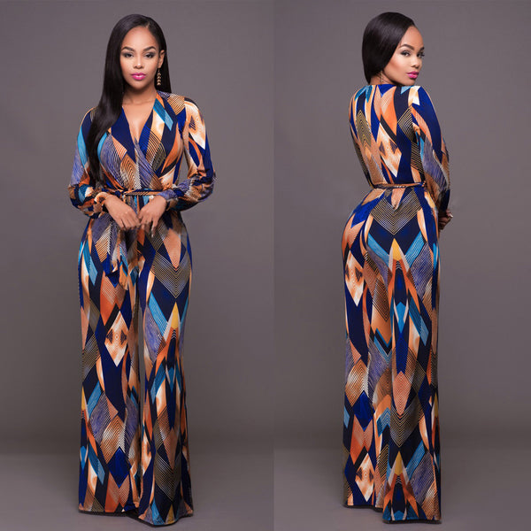 Jumpsuit Estampado Digital Mujer - Diseño Europeo y Americano con Tirantes