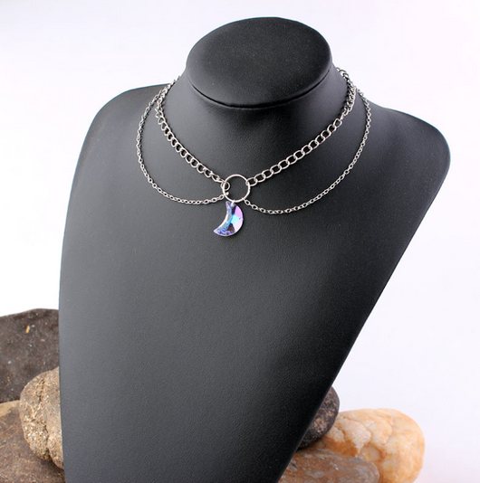 Collar Clavícula Luna de Cristal - Image 9