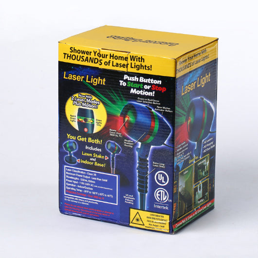 Proyector LED Láser Navideño Impermeable con Luces Disco para Exteriores - Image 7