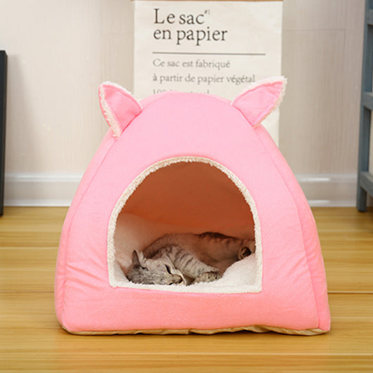 Casa Refugio Térmico para Mascotas con Diseño Yurta y Cojín Absorbente - Image 13