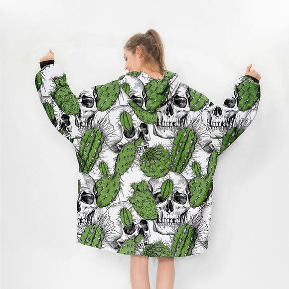 Manta Sudadera con Capucha de Algodón Grueso