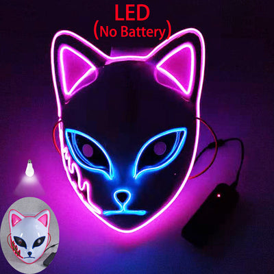 Máscara Facial LED Luminosa con Diseño de Gato - Image 12
