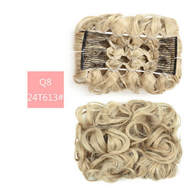 Moño Postizo de Fibra Sintética Resistente al Calor - Cabello de Seda Artificial - Image 5