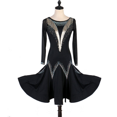 Vestidos de Danza Latina con Tubo - Trajes de Competencia y Faldas de Baile - Image 6