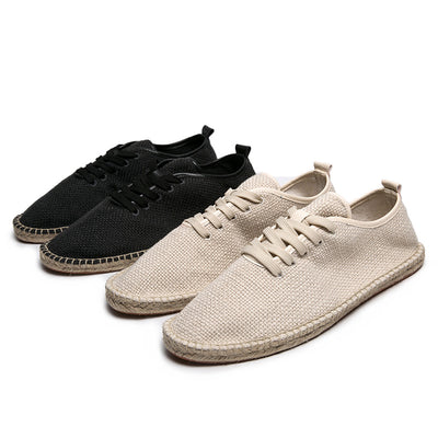 Zapatos Casuales de Algodón y Lino para Hombre