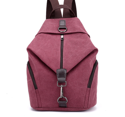 Mochila Bolso Canvas Retro Estilo Colegiala - Bolsa Versátil Coreana