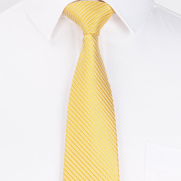 Corbata Formal de Poliéster 8CM con Rayas Corduroy - Corbatas Ejecutivas para Hombre - Image 4