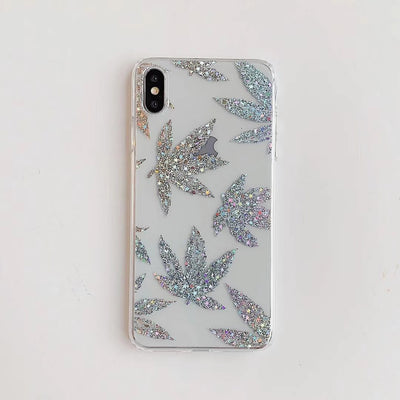 Funda para celular con diseño de piña y hoja electrochapada - Image 10