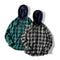 Camisa Cuadros Hombre Manga Larga Estilo Coreano Suéter Oversized