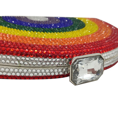 Cartera Clutch Diamante Arcoíris - Image 6
