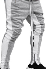 Pantalones Casuales Retro con Rayas de Color y Cierre Interno - Image 15