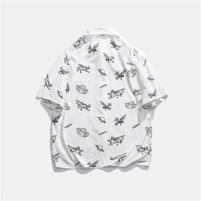 Camisa de Trabajo Estampada Manga Corta - Image 2