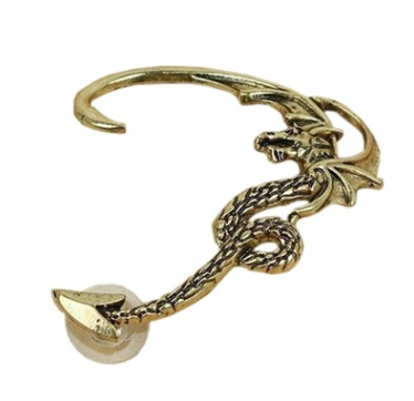 Aretes Góticos Retro Dragón Volador - Estilo Europeo Americano - Image 4