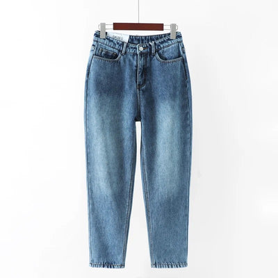 Pantalones Vaqueros Rectos Delgados para Mujer - Estilo Clásico Vintage