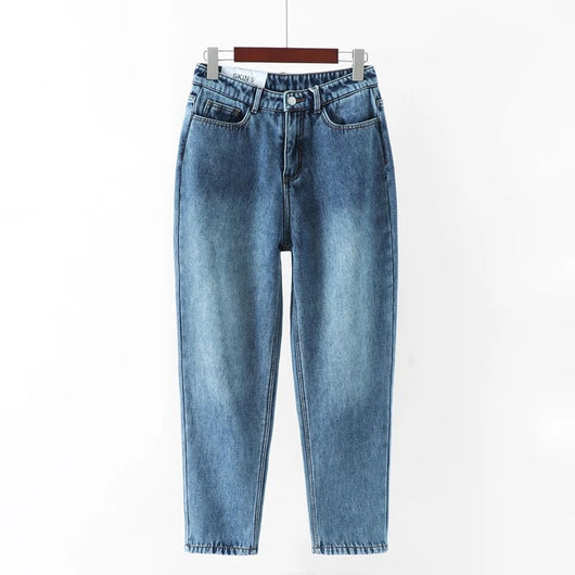 Pantalones Vaqueros Rectos Delgados para Mujer - Estilo Clásico Vintage