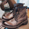 Botas Casuales para Hombre con Caña Corta y Cinturón Ancho