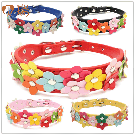 Collar para Mascota con Doble Fila de Flores - Image 2