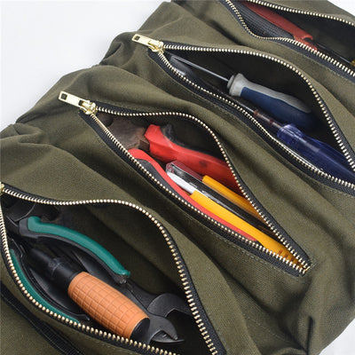Bolsa de almacenamiento colgante multiusos en lona - Image 9