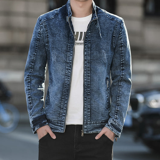 Chaqueta Vaquera Casual Coreana para Hombre - Primavera y Otoño - Image 4