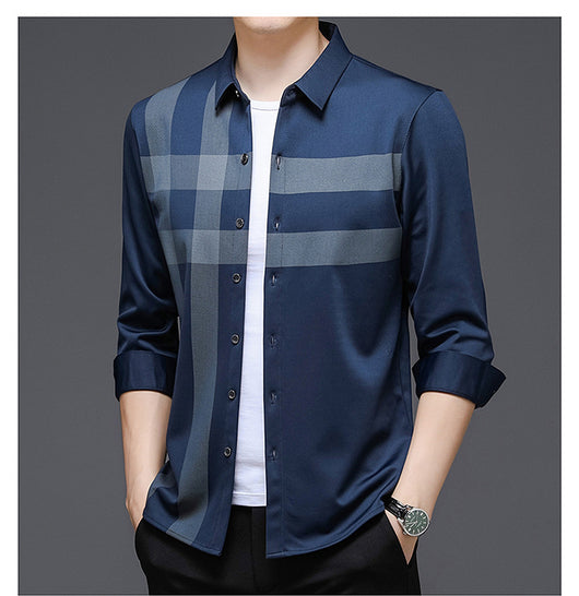 Camisa Ejecutiva Sin Planchado para Hombre - Transpirable y Elástica - Image 10