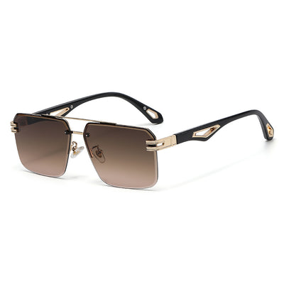 Gafas de Sol sin Marco con Puente Doble - Image 6