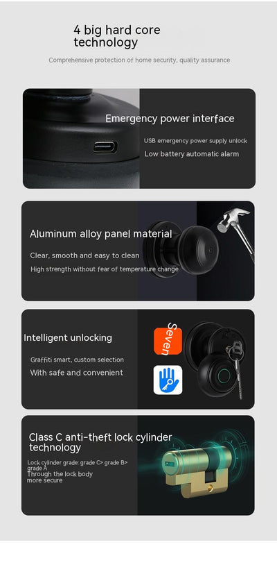 Cerradura Inteligente de Seguridad con Huella Dactilar - Image 10