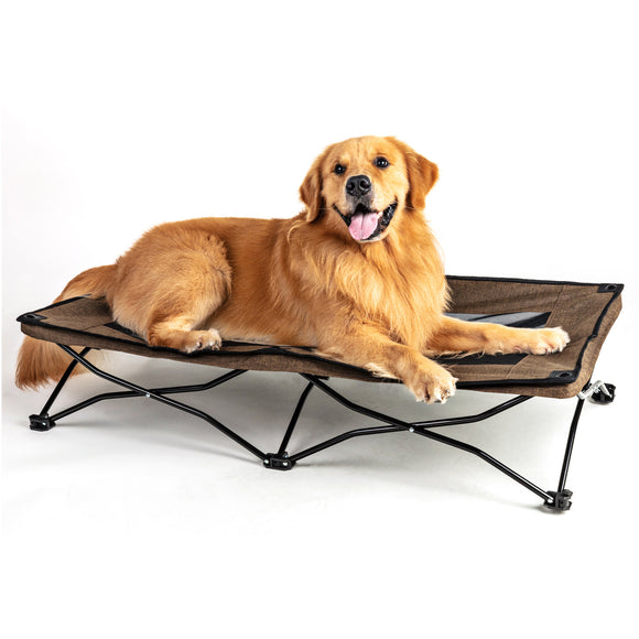 Cama Plegable para Perros de Doble Capa Grande
