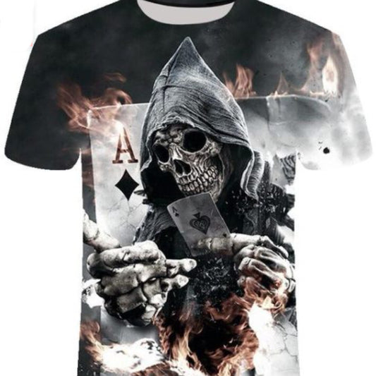 Playera Personalizada Calavera Urbana Manga Corta