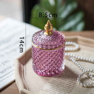 Frasco de Almacenamiento Multicolor de Cristal Francés de Lujo - Image 12