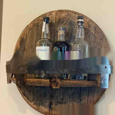 Mesa de Exhibición y Almacenamiento para Whiskey y Vino en Madera - Image 2