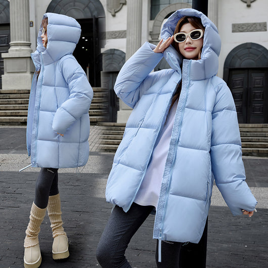 Chaqueta de Invierno Acolchada con Capucha para Mujer - Image 6