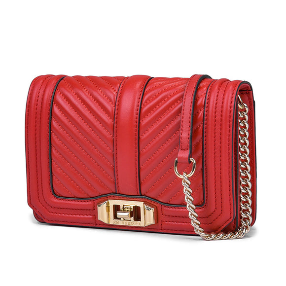 Bolso de cadena con bandolera ajustable