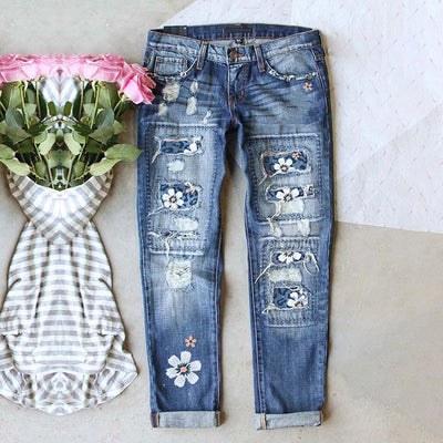 Jeans Skinny con Costuras Deshilachadas para Pies Pequeños - Image 9
