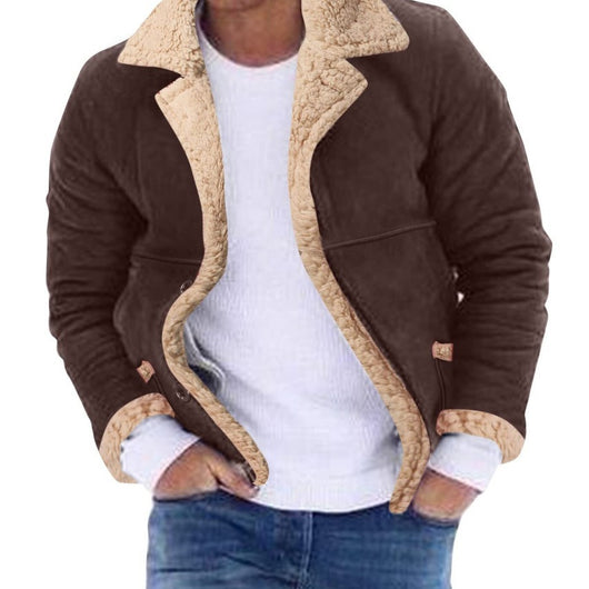 Chaqueta Acolchada para Hombre con Forro de Lana y Pelaje Integrado - Image 4