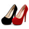 Zapatos de tacón alto con plataforma impermeables para mujer