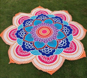 Pareo Playa Floral Estilo Étnico - Chal Multiusos Diseño Exótico