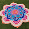 Floral Beach Sarong Ethnic Style - Exotic Design Multipurpose Shawl