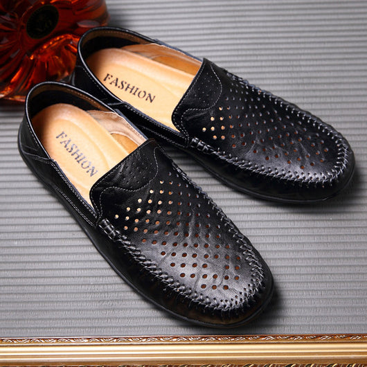 Zapatos de Cuero Perforado con Ventilación - Image 3
