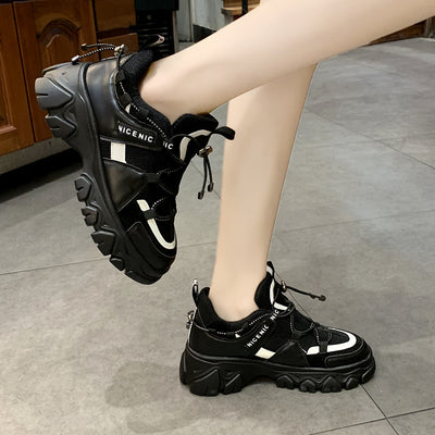 Zapatillas de Running para Mujer Coreanas Terciopelo Viento - Image 3