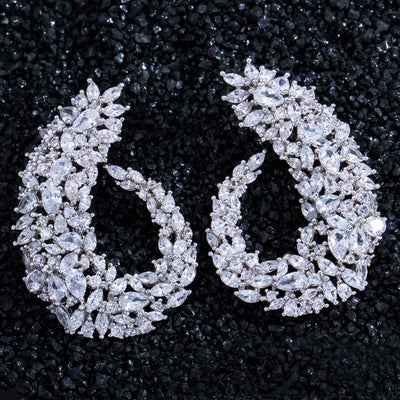 Aretes de Hoja Atmosférica Lujo - Image 7