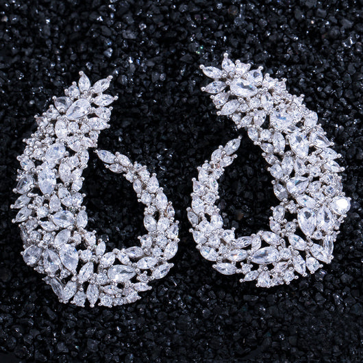 Aretes de Hoja Atmosférica Lujo - Image 7