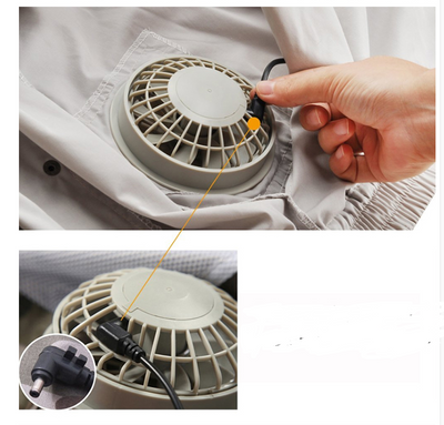 Ropa de Trabajo Refrigerada con Ventilador para Ambientes de Alto Calor - Image 4