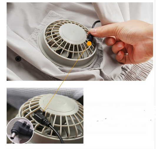Ropa de Trabajo Refrigerada con Ventilador para Ambientes de Alto Calor - Image 4