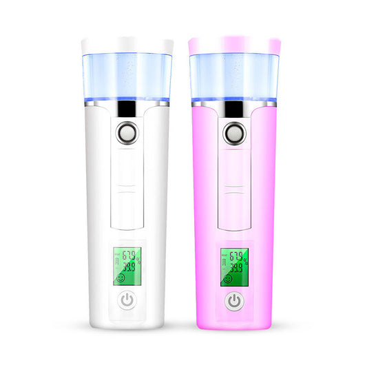 Humidificador Nano Spray Portátil - Vaporizador Facial de Agua Fría