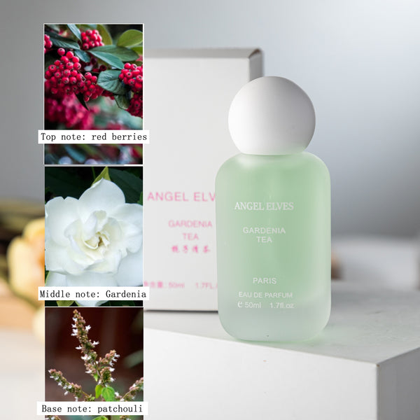 Perfume Ligero Mujer Gardenia, Té Verde y Fresa - Fragancia Duradera