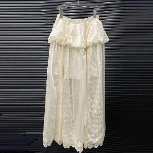 Blusa Falda Encaje Jacquard Escote en V - Colección Verano - Image 26