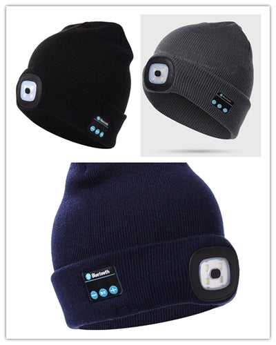 Gorro Inteligente Bluetooth con Audífonos LED Inalámbricos - Image 9
