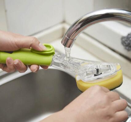 Cepillo Automático para Lavar Platos con Líquido Concentrado